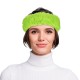 BANDEAU FOURRURE VERT FLUO