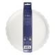 ASSIETTES FESTONNEES 23CM BLEU MARINE ET OR X 8