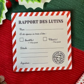 KIT RAPPORTS DES LUTINS SWEETY XMAS