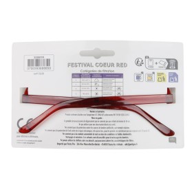 LUNETTES FESTIVAL COEUR ROUGE