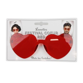 LUNETTES FESTIVAL COEUR ROUGE