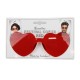 LUNETTES FESTIVAL COEUR ROUGE