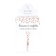 CANON A CONFETTI COEUR ROUGE TUBE TRANSPARENT 25CM