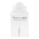 CANON A CONFETTI COEUR BLANC TUBE TRANSPARENT 25CM