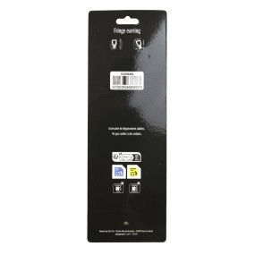 BOUCLE D'OREILLE LAMETTA X2 GOLD