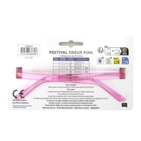 LUNETTES FESTIVAL COEUR ROSE