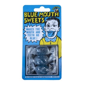Bonbons qui donnent la langue bleue