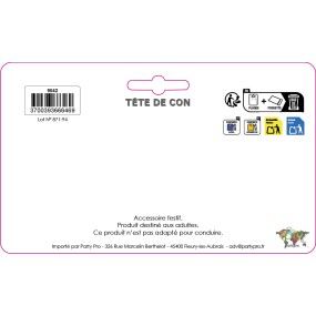 LUNETTES TETE DE CON