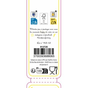 ASSIETTES FESTONNEES BAYADERE 23CM  X 8