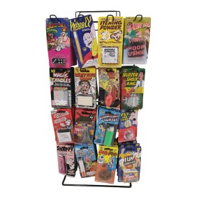 PRÉSENTOIR DE CAISSE DE 192 FARCES ET ATTRAPES