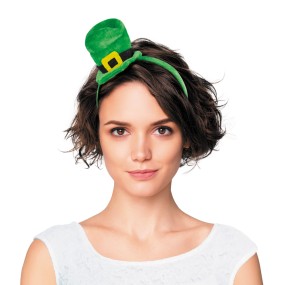 Serre tête chapeau haut de forme  vert St Patrick