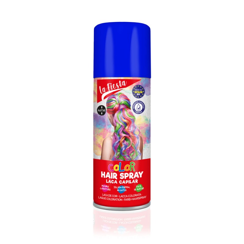 LAQUE CHEVEUX 125ML BLEU