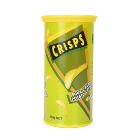 Petite boite de chips salée sauteuses et farceuses