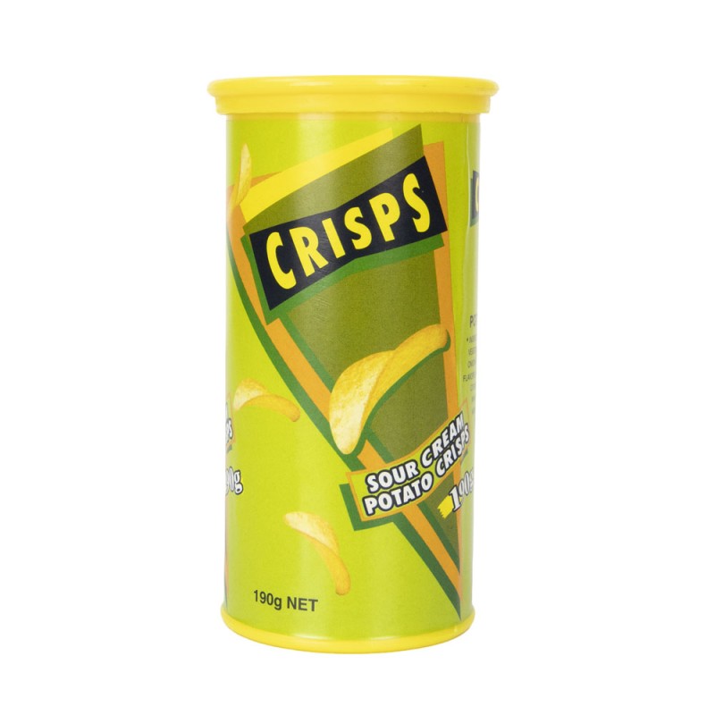 Petite boite de chips salée sauteuses et farceuses