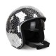 Imitation de casque pour 2 roues recouvert comme une boule disco