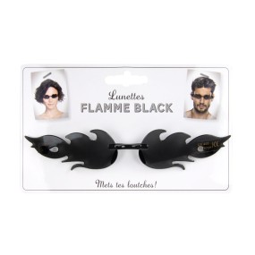 LUNETTES FLAMMES NOIR