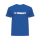 tee-shirt bleu i love france
