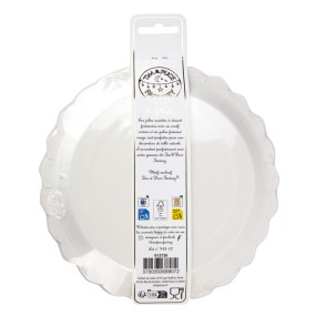 ASSIETTES FESTONNEES CHERRY 18CM  X 8