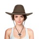 Chapeau cowboy calmity marron foncé