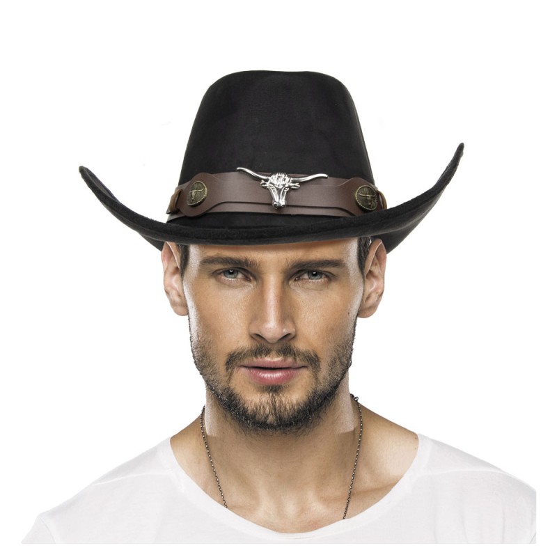 Chapeau cowboy buffalo bill black