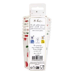GOBELETS 200ML CHERRY X 8