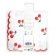 SERVIETTES FESTONNEES 33X33CM CHERRY X 16