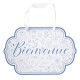 panneau bienvenue fleur bleue
