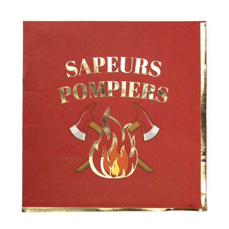 Serviette pompier
