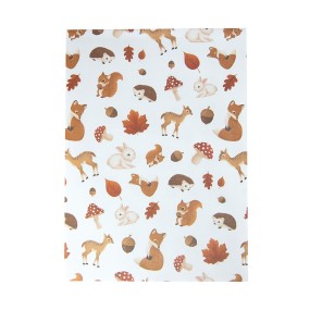 POCHETTES PAPIER ANIMAUX WOODLAND X 8PCS