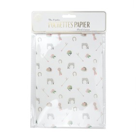 POCHETTES PAPIER CHEVAL X 8PCS