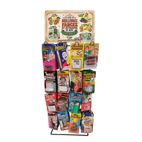 PRÉSENTOIR DE CAISSE DE 192 FARCES ET ATTRAPES