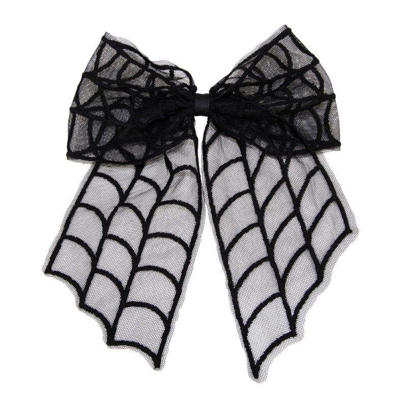 NOEUD CHEVEUX HALLOWEEN NOIR