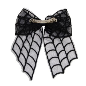 NOEUD CHEVEUX HALLOWEEN NOIR