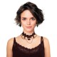 COLLIER ET BOUCLES D'OREILLES GOTHIQUES