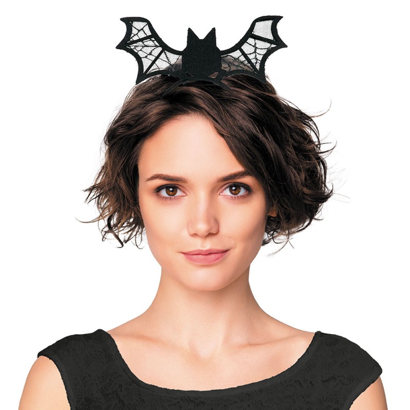 SERRE TETE CHAUVE SOURIS DENTELLE