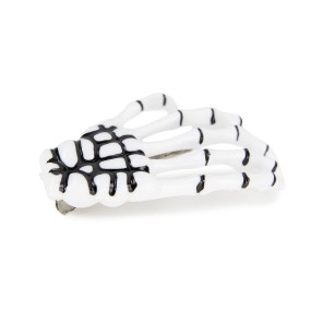 BARRETTES MAIN DE SQUELETTE X 2