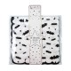 SERVIETTES FESTONNEES 33X33CM CHAUVE SOURIS X 16