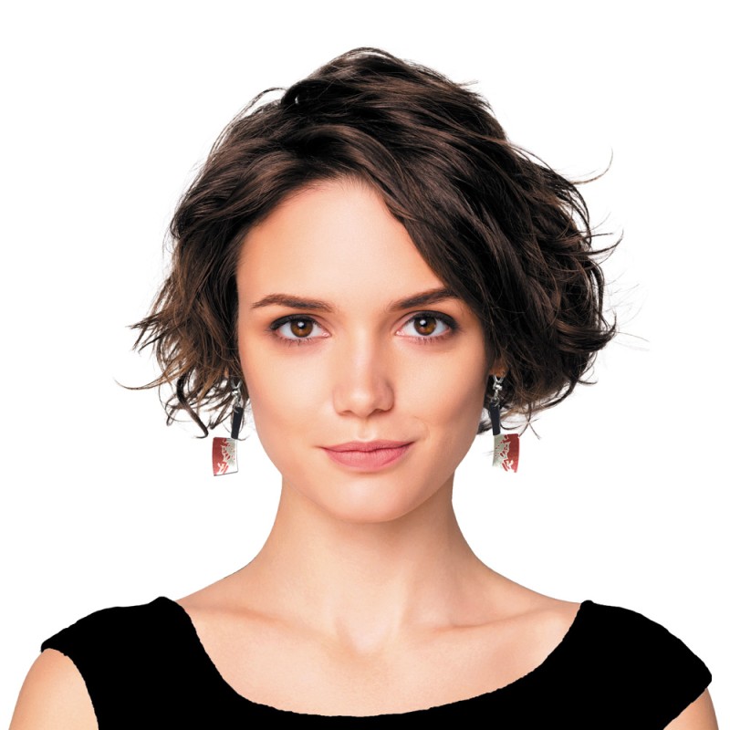 BOUCLES D'OREILLE COUPERET DE BOUCHER SANGLANT