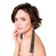 BOUCLES D'OREILLE LAMETTA X2 NOIRES