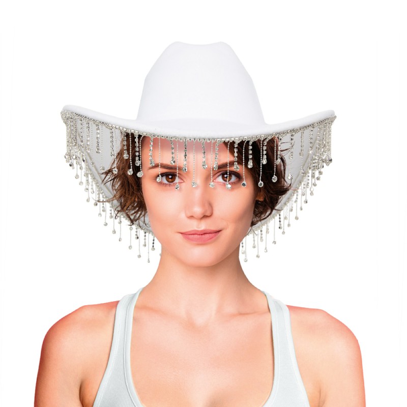 CHAPEAU COWBOY SHANIA WHITE