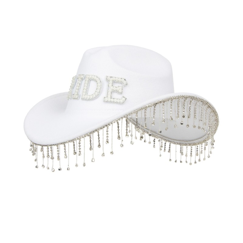 CHAPEAU COWBOY LADY BRIDE WHITE
