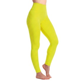 LEGGING OPAQUE JAUNE FLUO