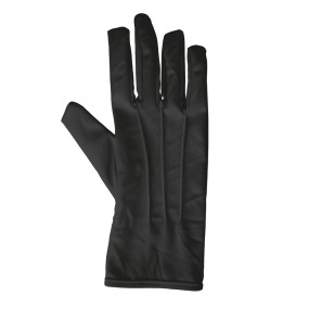 GANT NOIRS LUXE AVEC BOUTON