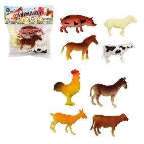 ANIMAL DE LA FERME 11-13CM x 4