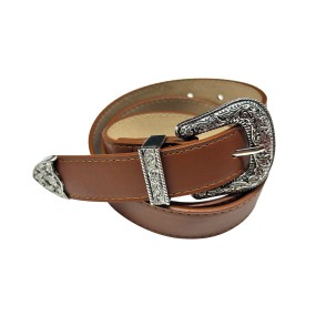 CEINTURE COWBOY MIXTE MARRON