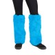 GUETRES FOURRURE X2 BLEU FLUO