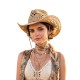 CHAPEAU DE PAILLE AJOURE COACHELLA