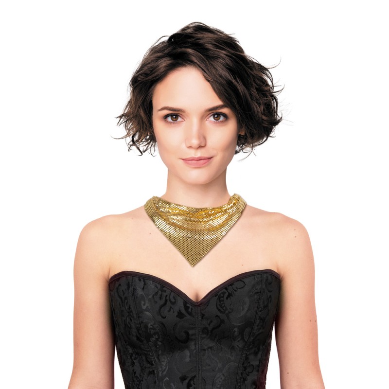 BANDANA BIJOU METALLISE DORE