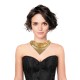 BANDANA BIJOU METALLISE DORE