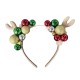 SERRE TETE RENNE DE NOEL BLING BLING